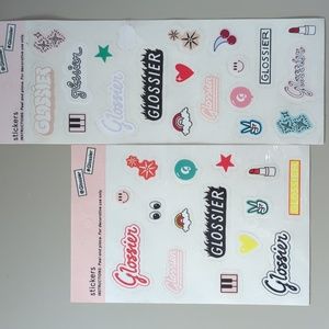 ✨ FREE Glossier Stickers